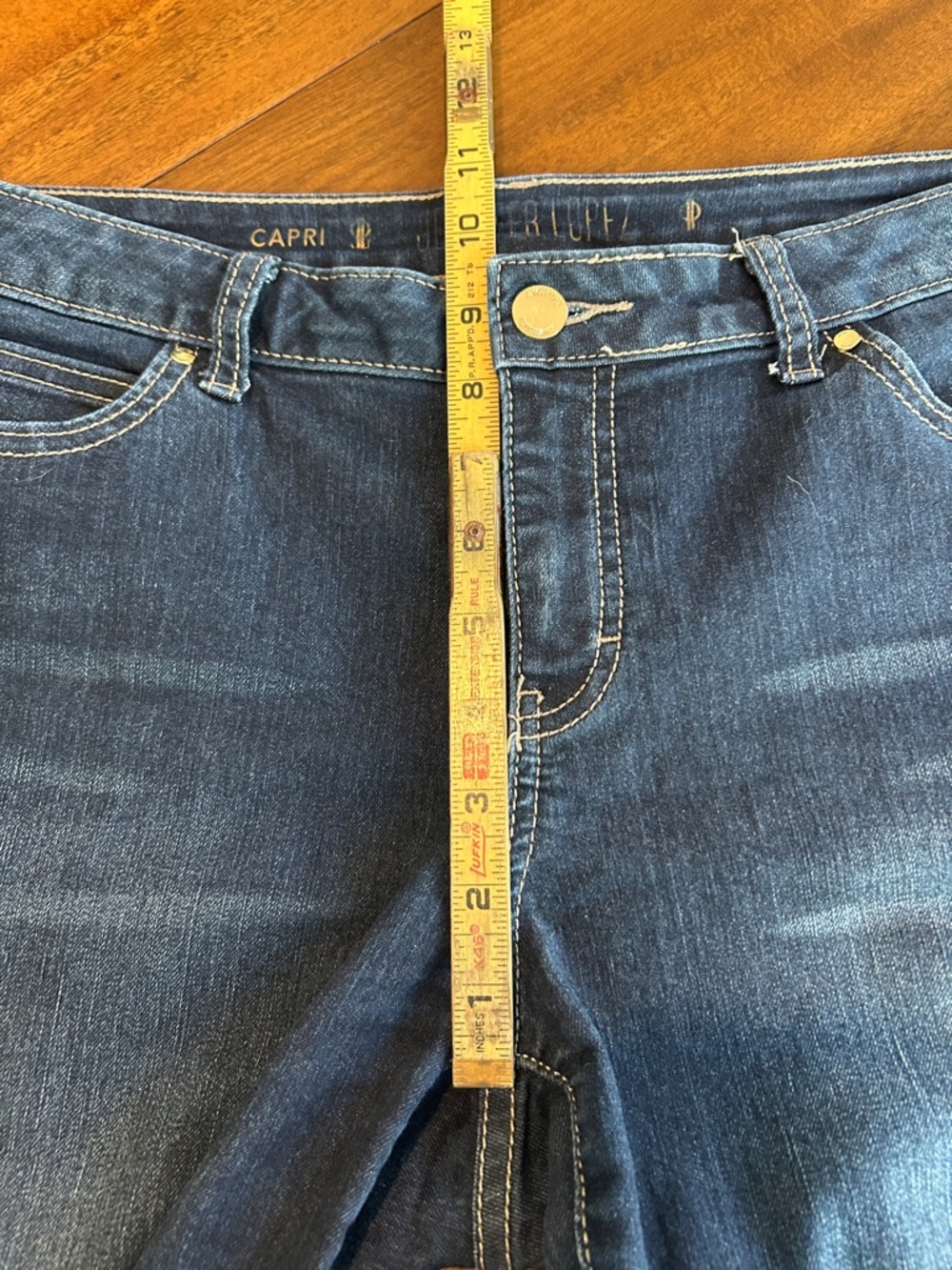 Jennifer Lopez Dark Blue Stretch Ankle Jeans - Picture 3 of 7